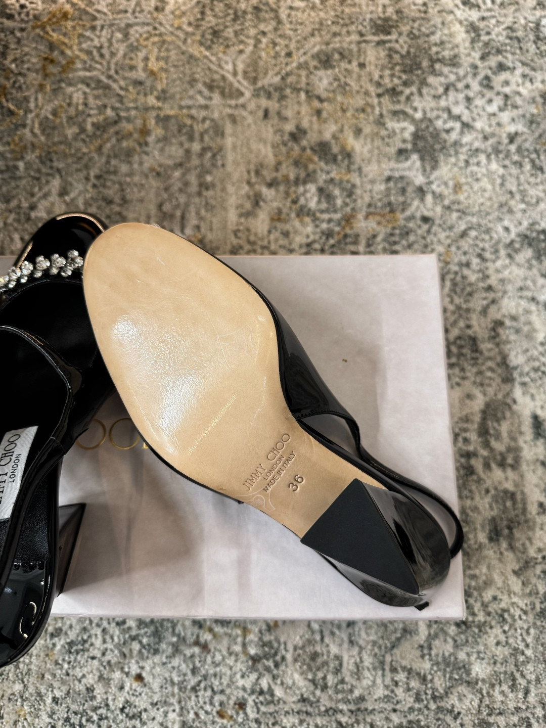 ua Ji*y Ch* belinda slingbacks 7cm